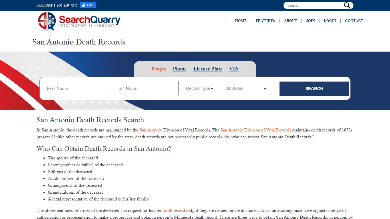 San Antonio Death Records | Enter a Name to View Death ...